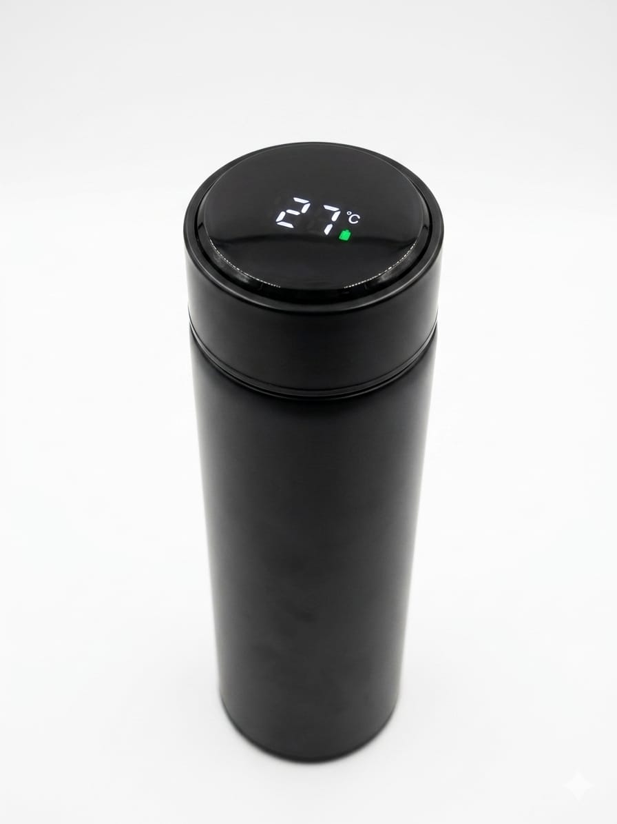 Smart Cup – Stainless Steel Insulated Bottle with LED Temperature Display (500ml) – view 2