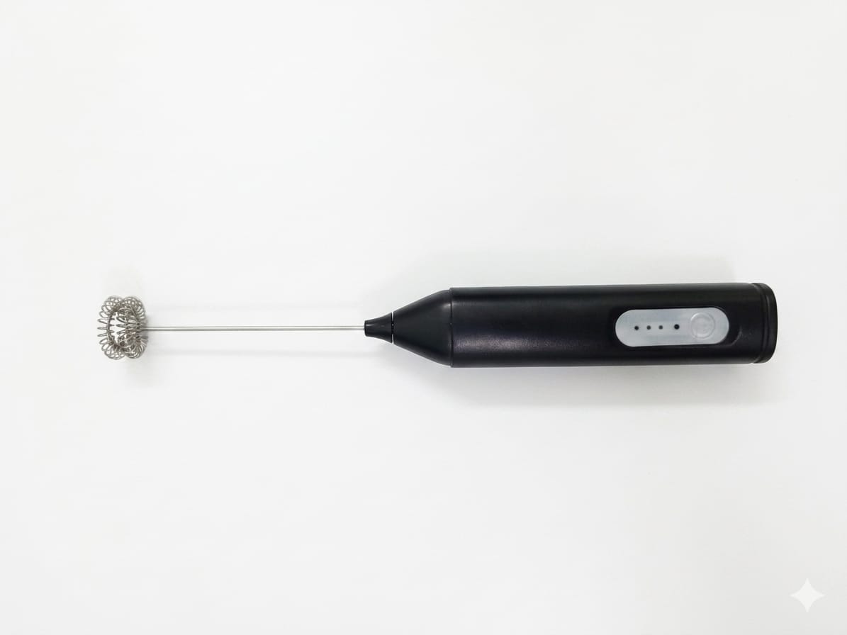 Rechargeable Electric Milk Frother with USB Type-C Charging – view 2