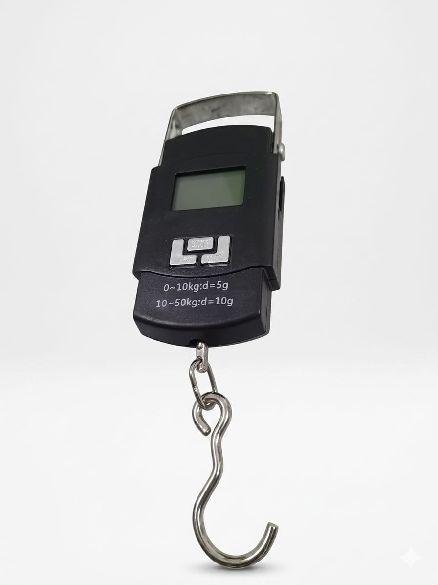Portable Electronic Hanging Scale (WH-A08) – Digital Luggage & Hook Scale, 50kg Capacity – view 2